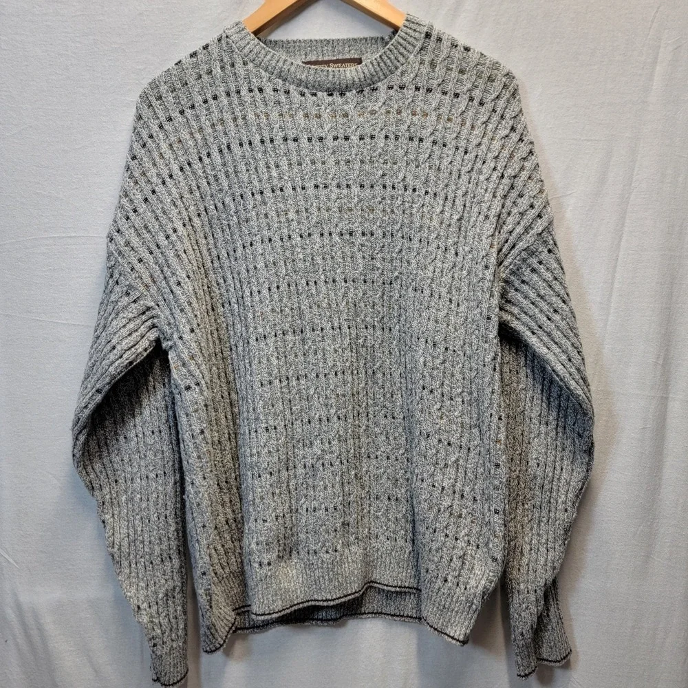 Vintage Liberty Sweaters Mens  Medium Pullover Grandpa Made‎ in USA 90s